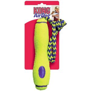 DOG SPORT HUNTER Hundespielzeug KONG® AirDog® Squeaker Fetch Stick mit Tau 28 cm (81 cm Gesamtlänge)