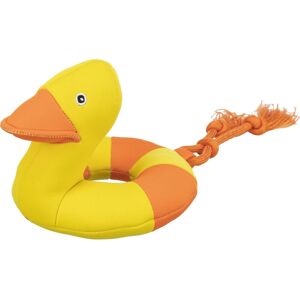 TRIXIE Aqua Toy Ente am Seil, 20 cm / 36 cm