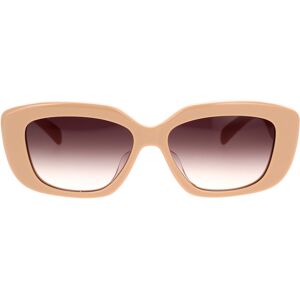 Celine Triomphe CL40216U 57F Sonnenbrille Beige Donna