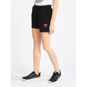 Umbro Damen-Fleece-Bermudashorts Hosen und Shorts Damen Schwarz Größe M