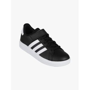 Adidas GRAND COURT 2.0 EL K Kinder-Sneaker mit Riss Sneaker low Unisex-Kind Schwarz Größe 31