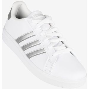 Adidas GRAND COURT 2.0 K Low-Top-Sneaker für Jungen Sneaker low Unisex-Kind Weiß Größe 39