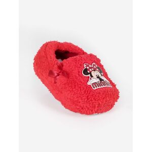 Disney Minnie Hausschuhe für Mädchen Hausschuhe Mädchen Rot Größe 26/27
