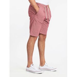 Guy Gestreifte Baumwoll-Bermuda-Shorts für Herren Bermuda-shorts Herren Rot Größe M