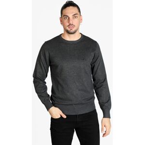 U.S. Grand Polo Herrenpullover mit Rundhalsausschnitt Pullover Herren Grau Größe L