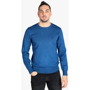 U.S. Grand Polo Herrenpullover mit Rundhalsausschnitt Pullover Herren Blau Größe L