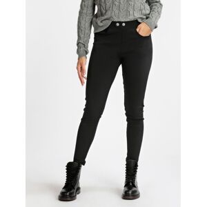 eletta Damenleggings mit Taschen Leggings Damen Schwarz Größe S/M