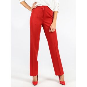 Radaus Elegante Hose mit hoher Taille Stoffhosen Damen Rot Größe 50