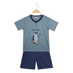 Cootaiya 2-teiliger Baby-Kurzpyjama Pyjama Junge Blau Größe 08
