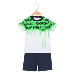 Mr Jek 2-teiliges Baumwoll-Shorts-Set für Jungen 0-36 M Sets Junge Grün Größe 12M