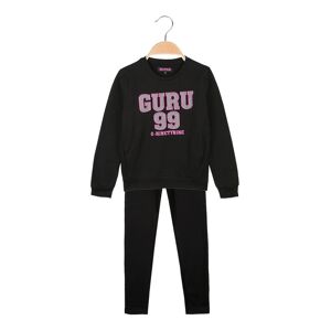 Guru 2-teiliges Mädchen-Outfit Sets 3-16 Jahre alt Mädchen Schwarz Größe 08