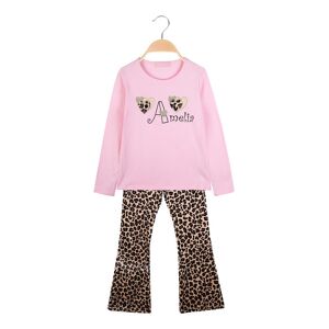 Luisa Chic 2-teiliges Set mit Tiermotiven für Mädchen Sets 3-16 Jahre alt Mädchen Rosa Größe 12