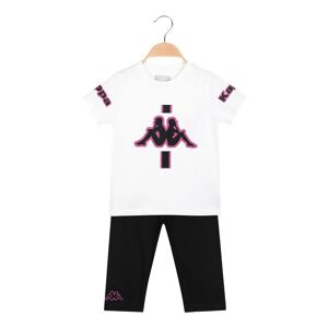 Kappa 2-teiliges Sport-Outfit für Mädchen mit Leggings Sets 3-16 Jahre alt Mädchen Weiß Größe 05