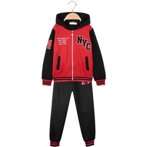 Vanity Girl's 3-teiliger Sweatshirt-Anzug für Mädchen Sets 3-16 Jahre alt Mädchen Rot Größe 04