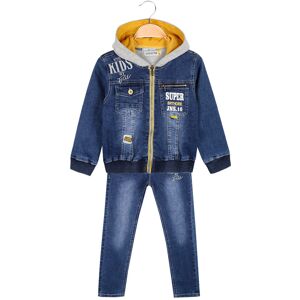 Super Brother 3-teiliges Jeans-Outfit für Jungen Sets 3-16 Jahre alt Junge Grau Größe 10