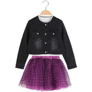 Lollitop 3-teiliges Set mit Jeansjacke für Mädchen Sets 3-16 Jahre alt Mädchen Violett Größe 12