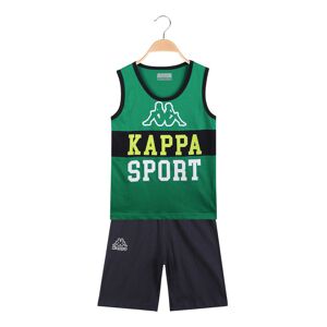 Kappa Jungen-Shorts-Set mit Tanktop + Bermudashorts Sets 3-16 Jahre alt Junge Grün Größe 08