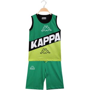 Kappa Jungen-Shorts-Set mit Tanktop + Bermudashorts Sets 3-16 Jahre alt Junge Grün Größe 14