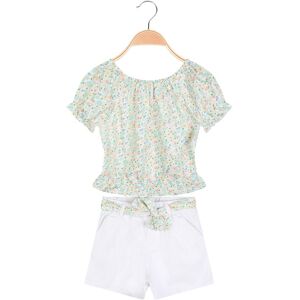 Sweet Junior Kurzes Set für Mädchenbluse + Shorts Sets 3-16 Jahre alt Mädchen Grün Größe 04