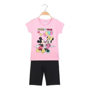 Disney MICKEY and FRIENDS Minnie und Mickey kurzes Mädchen-Set Sets 3-16 Jahre alt Mädchen Rosa Größe 05/06