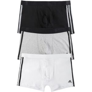 Adidas Herren-Boxershorts aus elastischer Baumwolle. Packung mit 3 Paaren Boxershorts Herren Mehrfarbig Größe XL