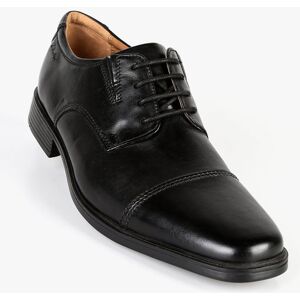 Clarks Tilden Cap Elegante Herrenschuhe aus Leder Klassisch Herren Schwarz Größe 40