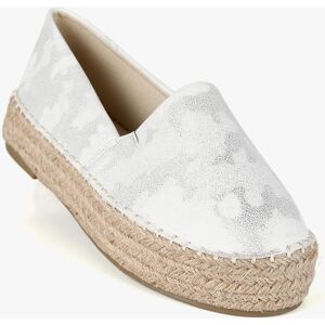 Jek & Jo Damen-Espadrilles mit Plateau Espadrilles Damen Weiß Größe 37