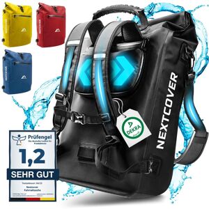 Nextcover® Neu 3in1 Fahrradtasche Für Gepäckträger [Aquashield] - Verwendbar Als - Akzeptabel Schwarz 25L