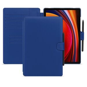 Noreve Lederschutzhülle Samsung Galaxy Tab S9 Évolution Bleu Océan PU