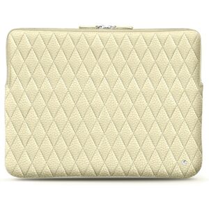 Noreve Schitzhülle aus Leder für MacBook 15' Ambition Couture Ivoire - Couture