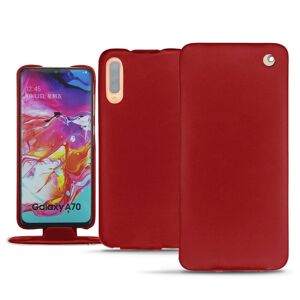 Noreve Lederschutzhülle Samsung Galaxy A70 Perpétuelle Rouge