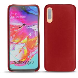 Noreve Lederschutzhülle Samsung Galaxy A70 Perpétuelle Rouge