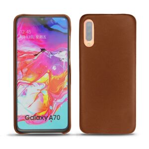 Noreve Lederschutzhülle Samsung Galaxy A70 Perpétuelle Marron