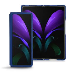 Noreve Lederschutzhülle Samsung Galaxy Z Fold2 Perpétuelle Bleu océan