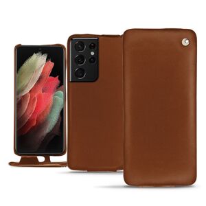 Noreve Lederschutzhülle Samsung Galaxy S21 Ultra Perpétuelle Marron