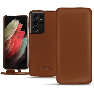 Noreve Lederschutzhülle Samsung Galaxy S21 Ultra Évolution Marron PU