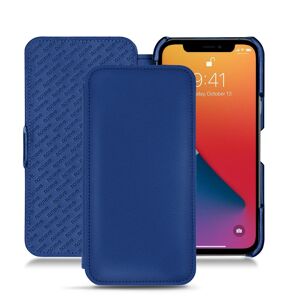 Noreve Lederschutzhülle Apple iPhone 13 Pro Max Évolution Bleu Océan PU