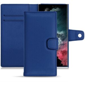 Noreve Lederschutzhülle Samsung Galaxy S22 Ultra Évolution Bleu Océan PU