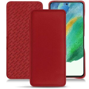 Noreve Lederschutzhülle Samsung Galaxy S21 FE Évolution Rouge PU