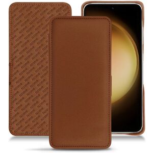 Noreve Lederschutzhülle Samsung Galaxy S23+ Évolution Marron PU