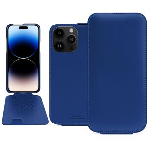 Noreve Lederschutzhülle Apple iPhone 15 Pro Max Évolution Bleu Océan PU