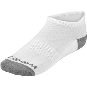 Zoom Crew Damen Socken, weiss/silber, 3 Paare