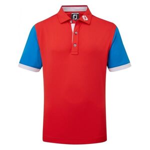 FootJoy ColourBlock Junior Poloshirt, rot, Junior, XL