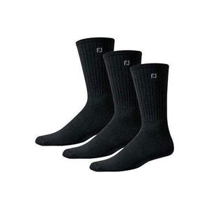 FootJoy ComfortSof Crew Herren Socken, schwarz, 3 Stk.