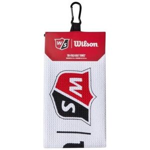 Wilson Tri Fold Golf Handtuch, weiss