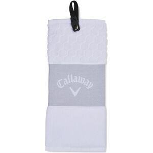 Callaway Tri-Fold Golf Handtuch, weiss