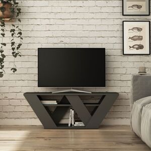 Toscohome Moderner TV-Ständer anthrazit 100x40 cm - Pipralla