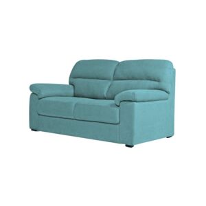 Toscohome 3-Sitzer-Sofa mit quadratischen Füßen in tealem Stoff - Alenda