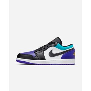 Schuhe Nike Air Jordan 1 Low Weiß/Schwarz/Marineblau Mann - 553558-154 7.5