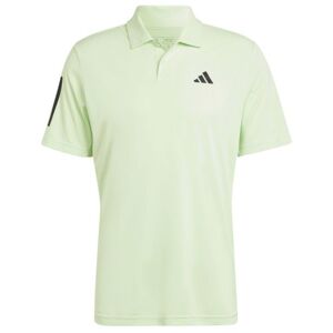 Herren Tennispoloshirt Adidas W Club 3 Stripes Polo - semi green spark